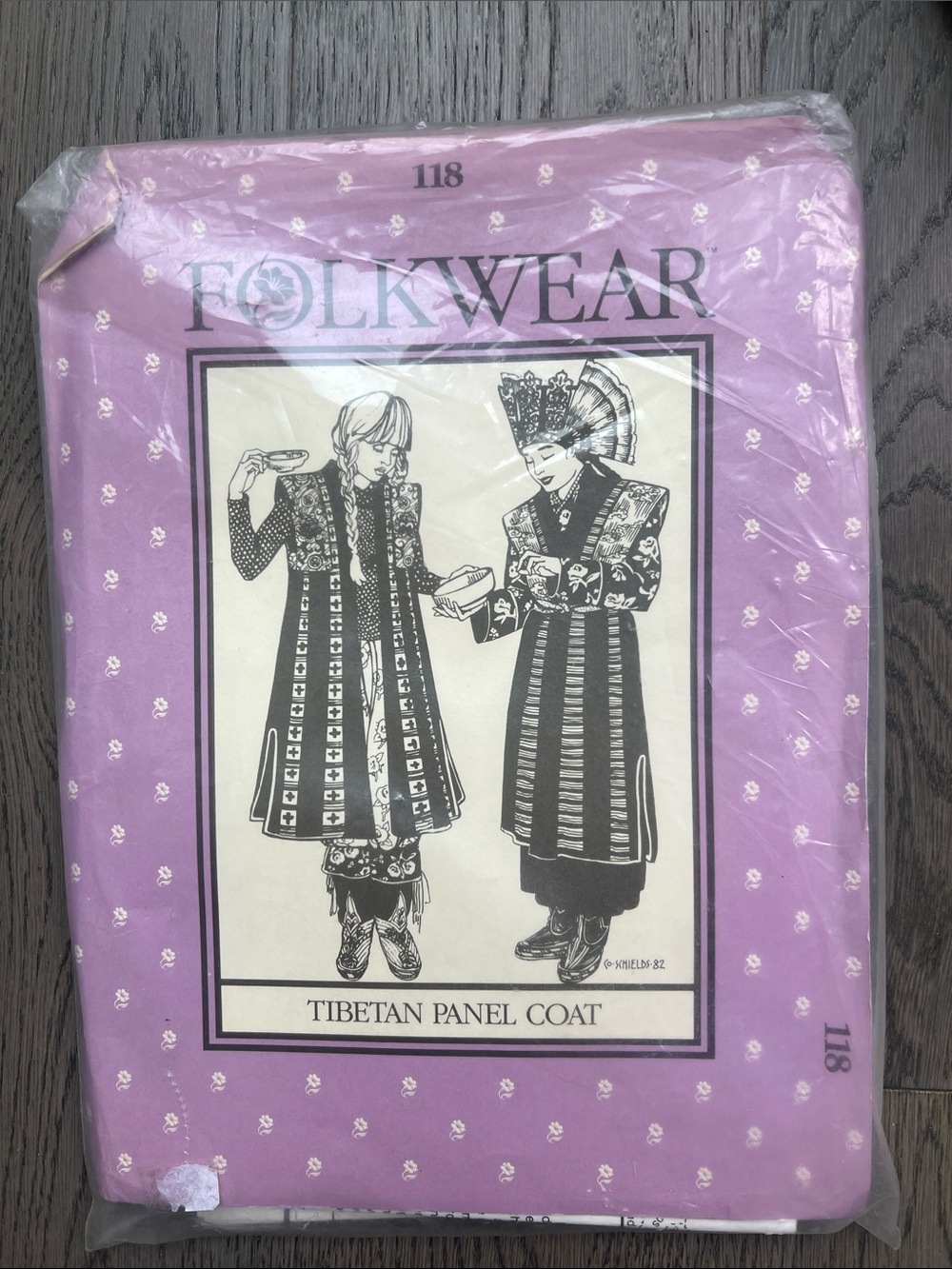 Folkwear Tibetan Panel Coat Pattern #118